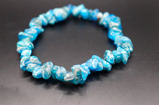 Apatite - Chip Bracelet - Handmade