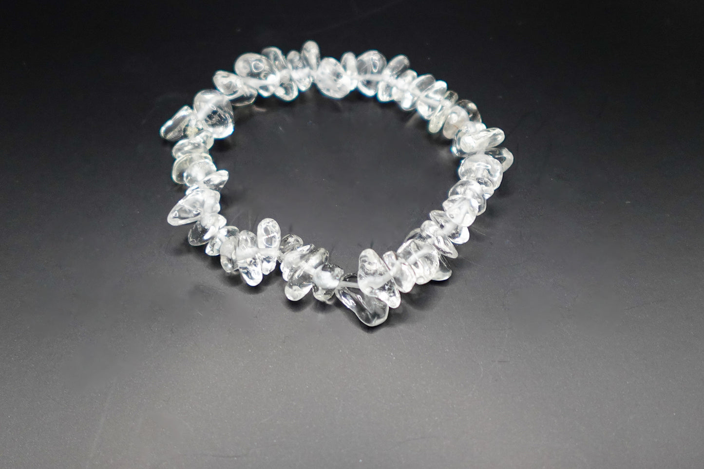 Clear Quartz - Chip Bracelet - Handmade