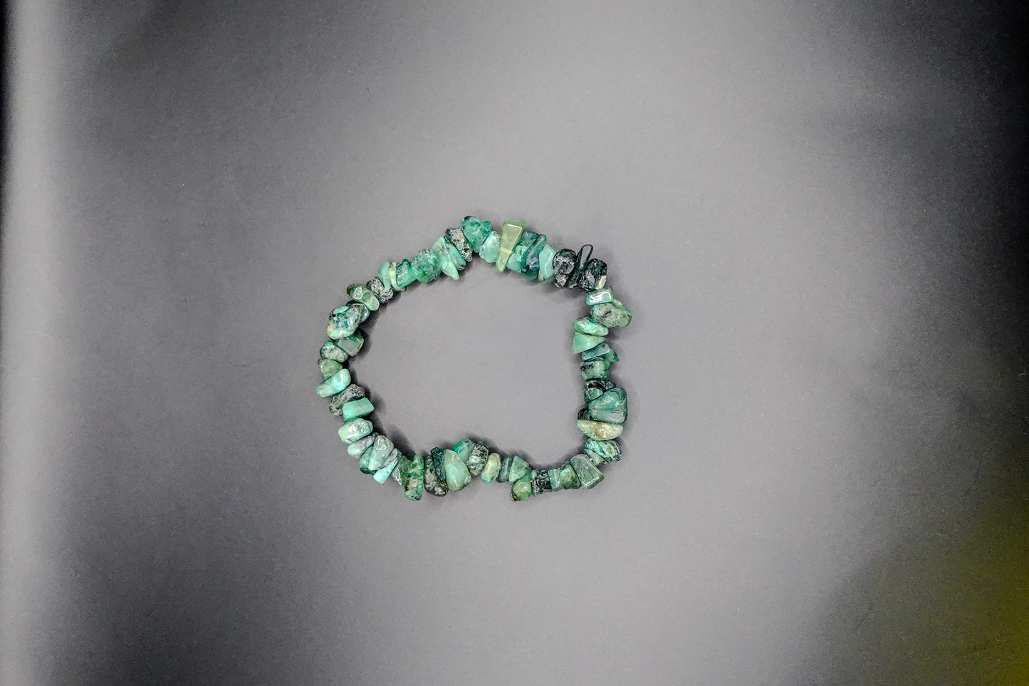 Emerald - Chip Bracelet - Handmade