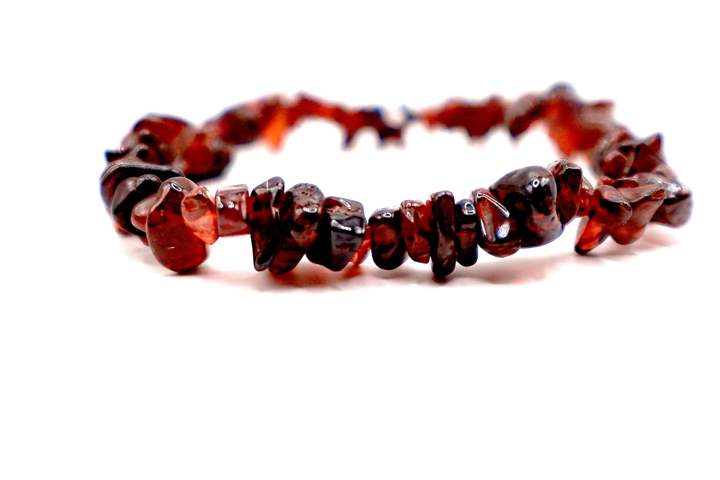 Garnet - Chip Bracelet - Handmade