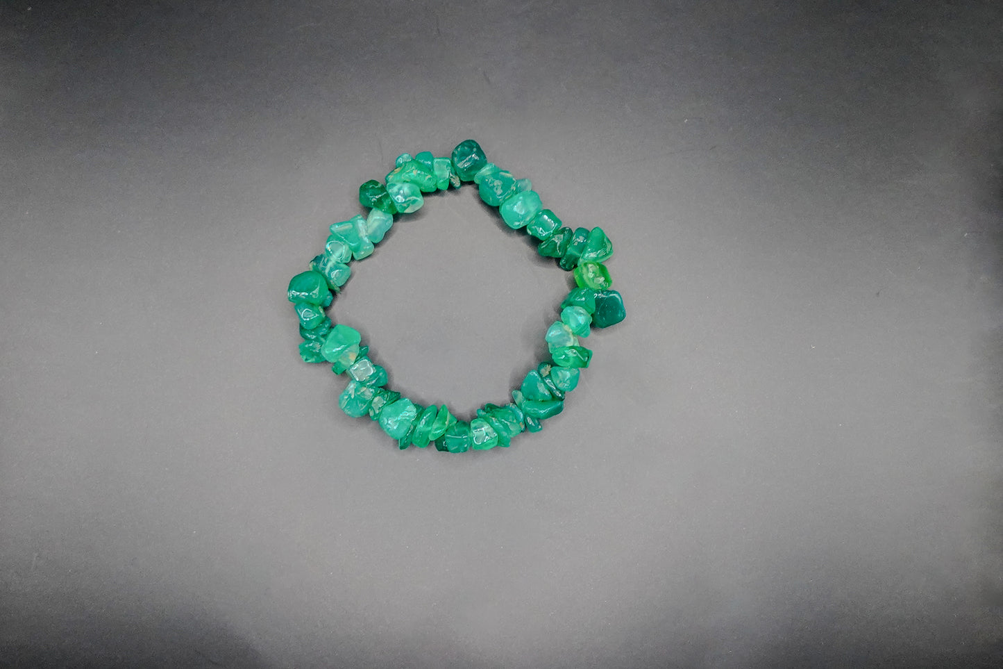 Green Onyx - Chip Bracelet - Handmade