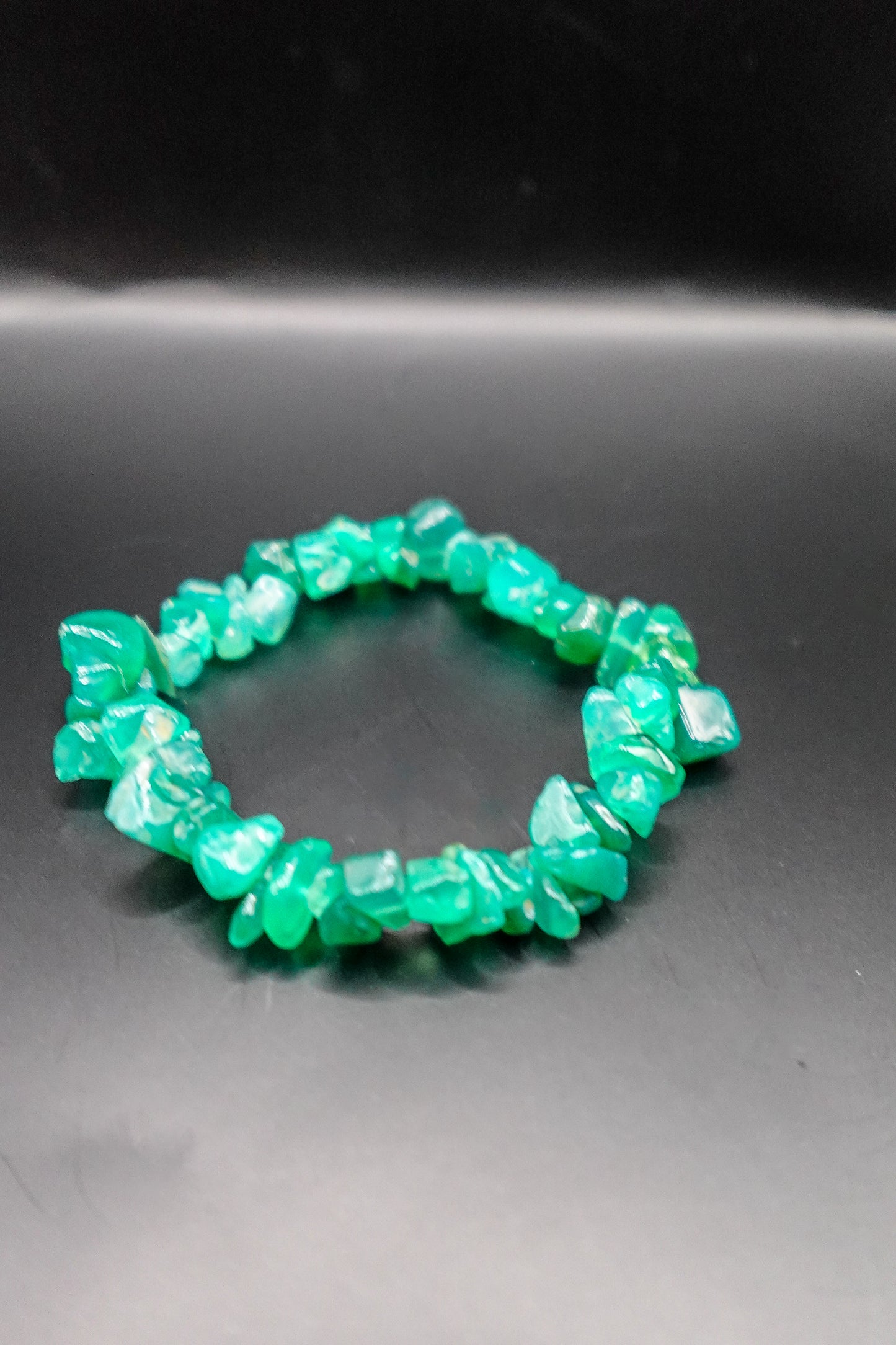 Green Onyx - Chip Bracelet - Handmade