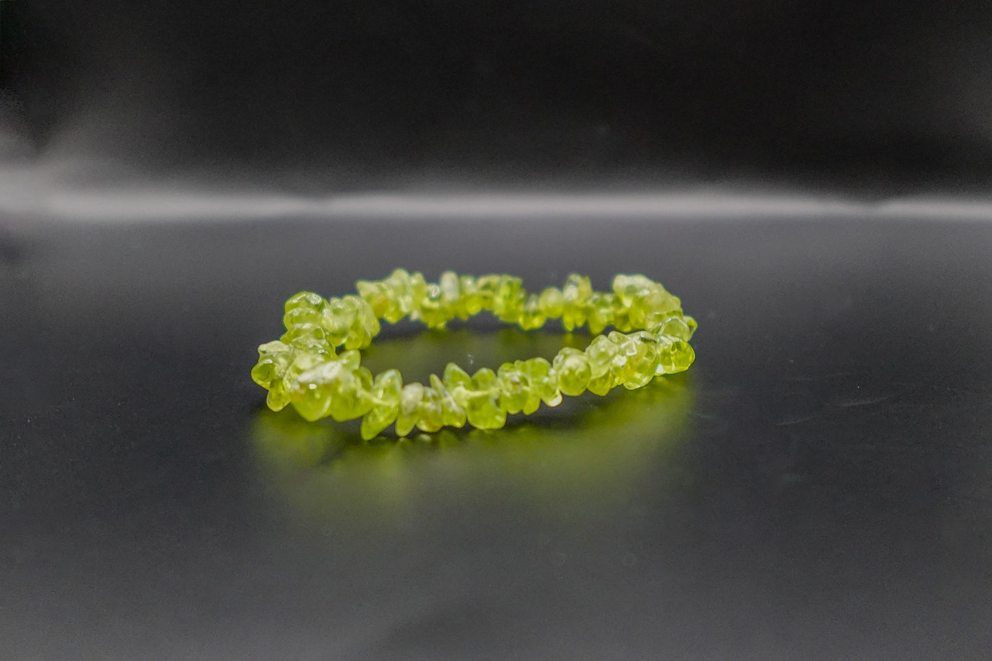 Peridot - Chip Bracelet - Handmade