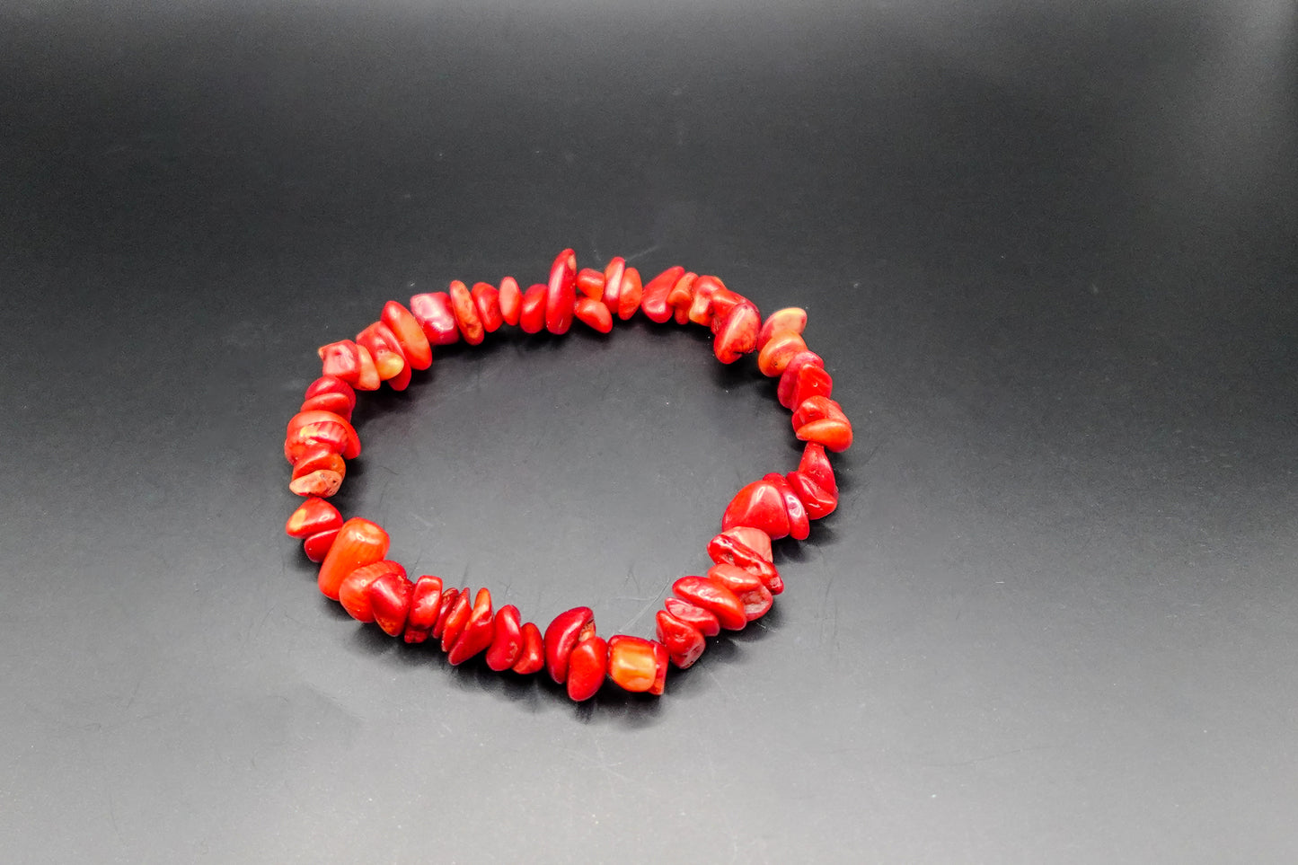 Coral - Chip Bracelet - Handmade