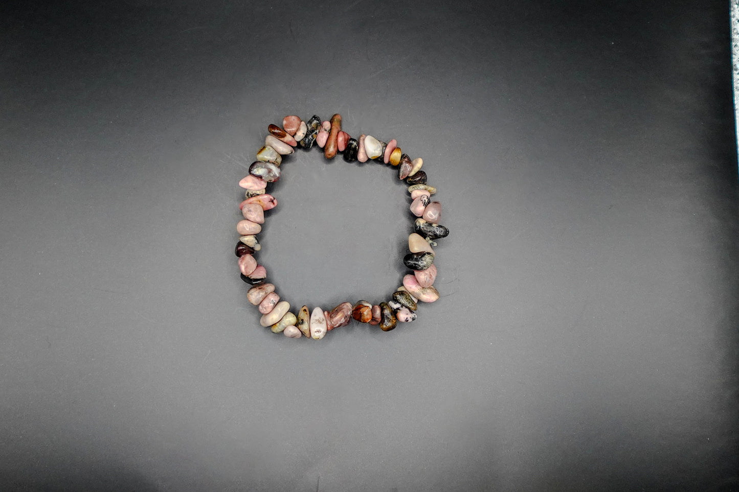 Rhodonite - Chip Bracelet - Handmade