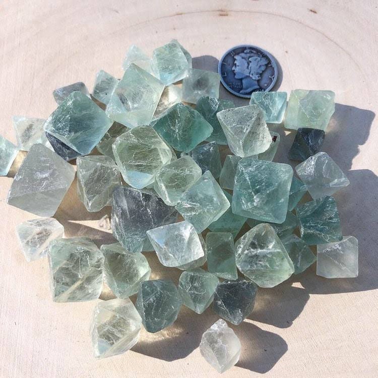 Fluorite - Tumbled or Rough & Octahedron